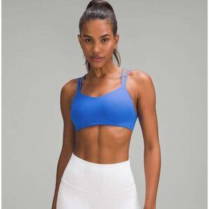 Lululemon Like a Cloud Ribbed Bra *Light Support, B/C Cup Pipe Dream Blue Sz 14